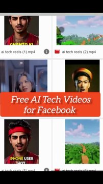 500+ AI Tech Video Reels /Shorts free 2025