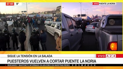 Protesta en Buenos Aires: caos vehicular y resignación