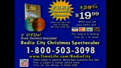 Time Life Radio City Christmas Spectacular Commercial｜2008