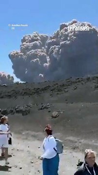 L'impressionnante éruption de l'Etna