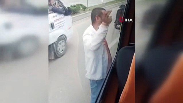 Yol verme kavgasında döner bıçağı çıkarttı