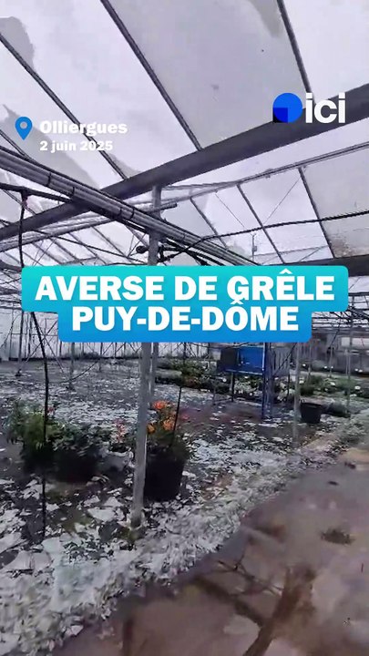 Puy-de-Dôme : grêle aux Serres du Forez