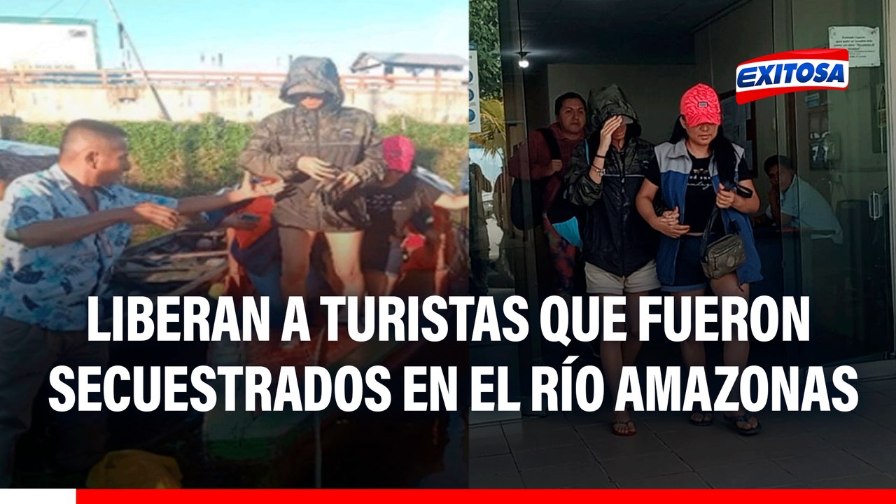 Iquitos: Liberan a tres turistas secuestrados por “piratas del río”
