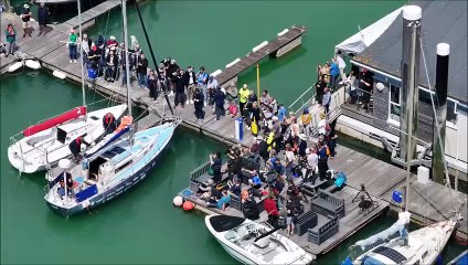 Jazz Turner from Seaford leaves Brighton Marina for inspiring solo trip around UK