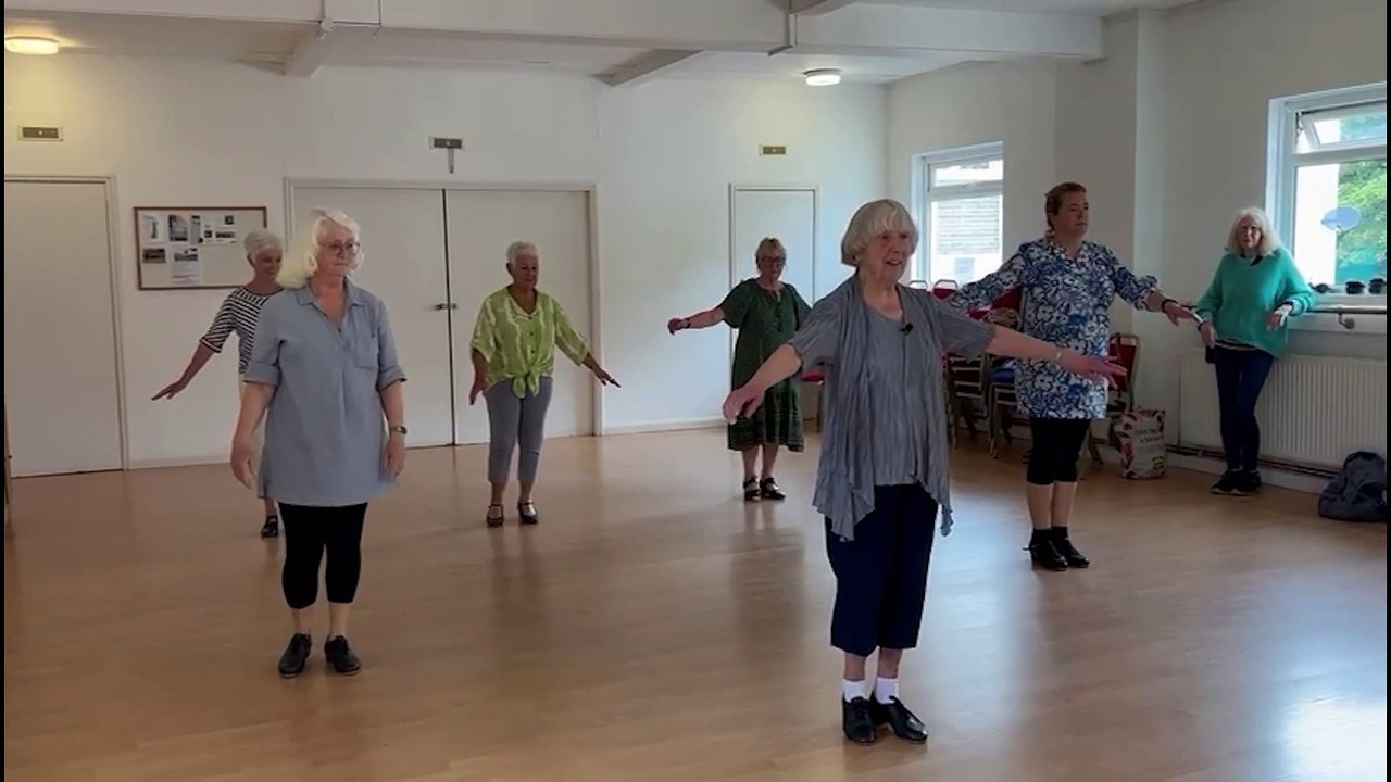 Joy Saunders still teaching tap dancing aged 95