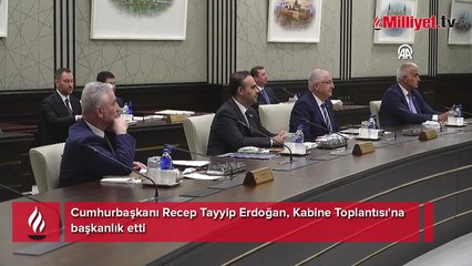 Kabine, Erdoğan başkanlığında toplandı! İşte masadaki konular...