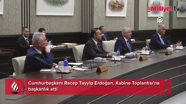 Kabine, Erdoğan başkanlığında toplandı! İşte masadaki konular...