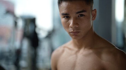 Johan Ghazali before the fight