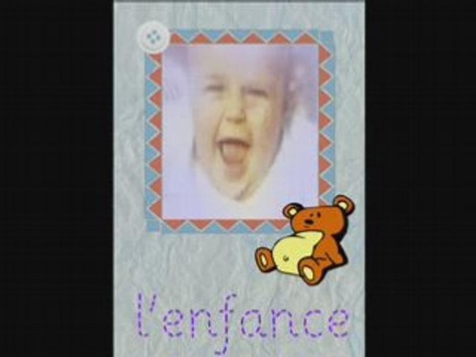 Photos enfance et début de carrière