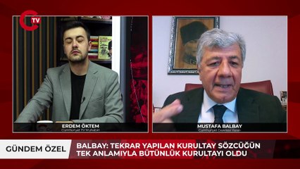 ‘Önlemi 30 Haziran’a bırakmamak lazım…’ Mustafa Balbay, CHP’nin ‘kurultay’ tartışması hakkında kritik bilgileri Cumhuriyet’e açıkladı!