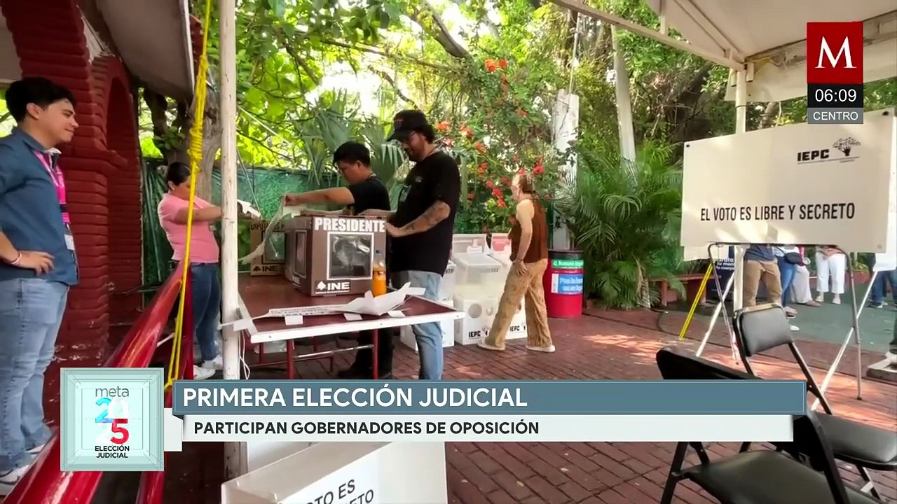 Gobernadores de oposición votan en elección jud...