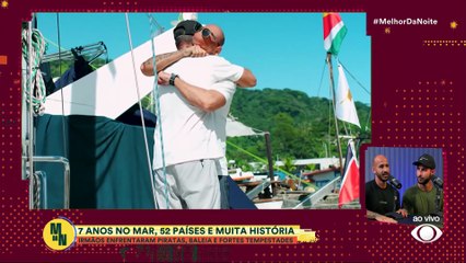 Após 7 anos no mar, irmãos reencontram o Brasil; veja o momento do retorno