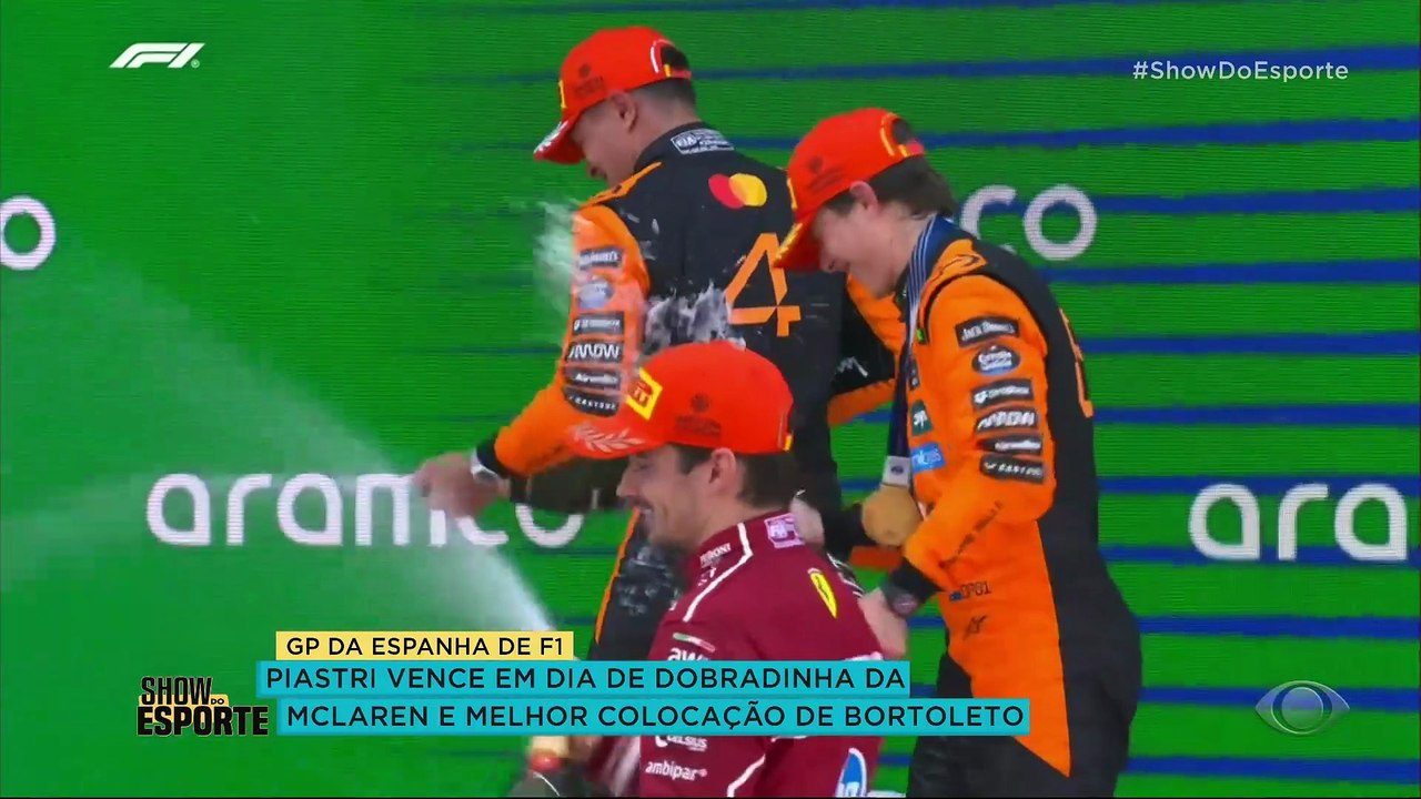 F1: Piastri vence o GP da Espanha em final de corrida maluco