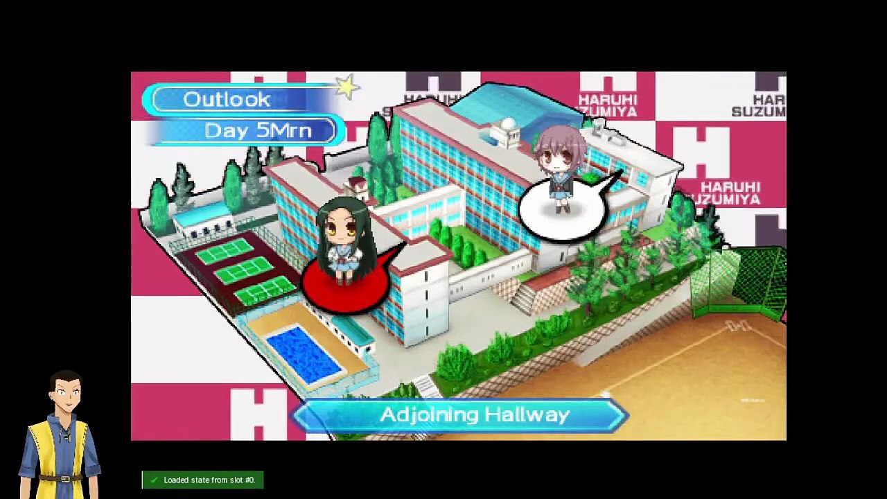 The Melancholy of Suzumiya Haruhi-chan PSP (RetroArch) day 16