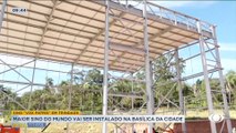 Maior sino do mundo vai ser instalado em basílica de Goiás