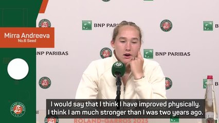 Andreeva beats Kasatkina to reach French Open quarter-finals