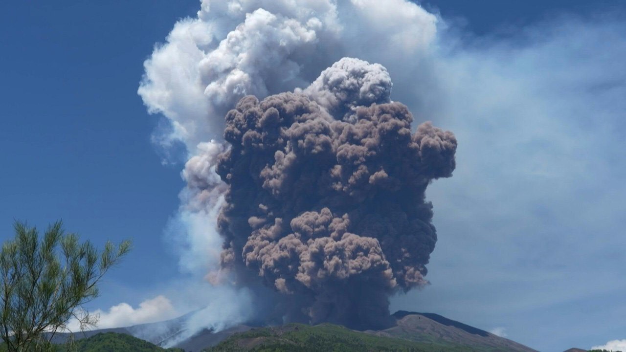 Eindrücke vom Vulkanausbruch Ätna