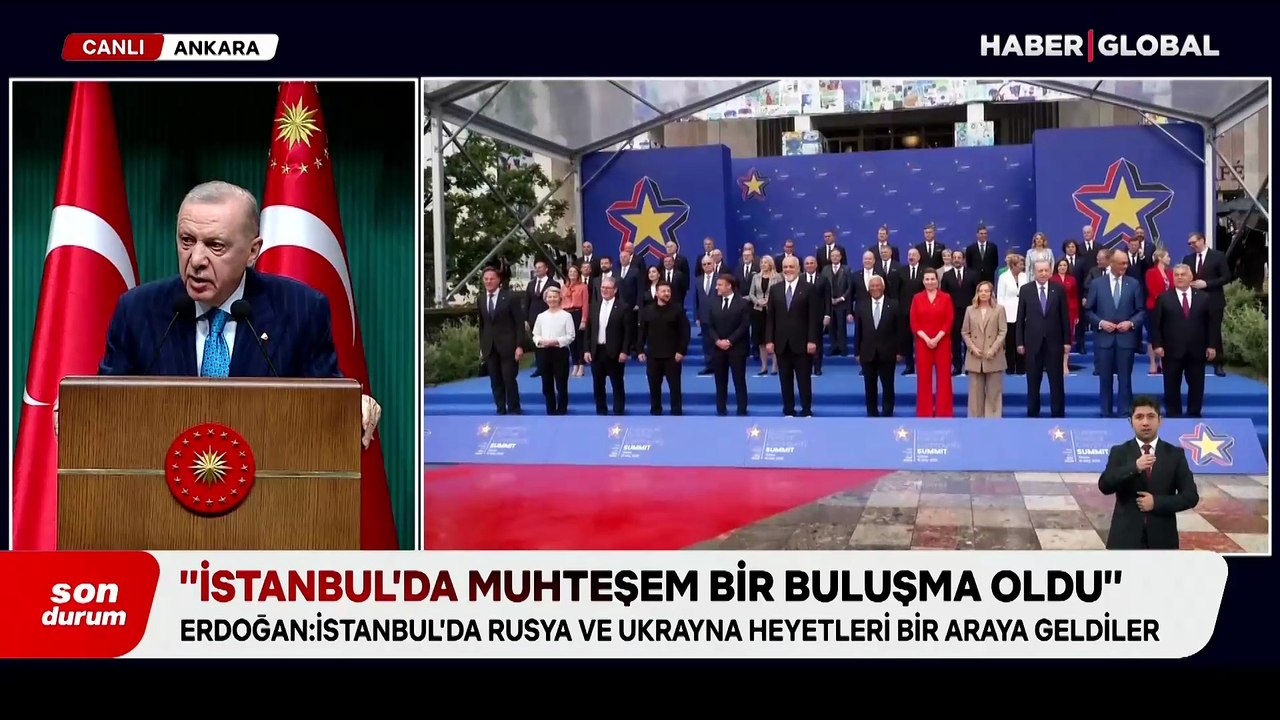 Cumhurbaşkanı Erdoğan'dan Rusya-Ukrayna görüşmesi mesajı: Muhteşem bir buluşma oldu