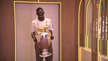 Ousmane Dembélé présente la Ligue des Champions à Roland-Garros
