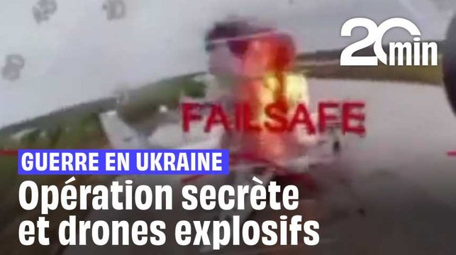 L'Ukraine organise une opération secrète et détruit 41 avions avec des drones