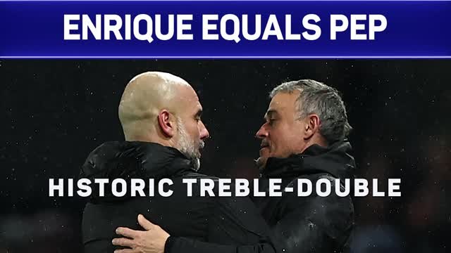 Luis Enrique's historic treble-double