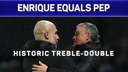 Luis Enrique's historic treble-double