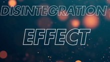 Projeto de Disintegration Effect no Adobe After Effects