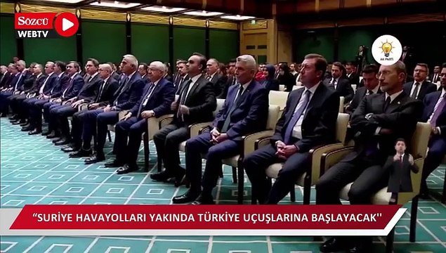 Erdoğan: “Suriye Havayolları yakında Türkiye uçuşlarına başlayacak''