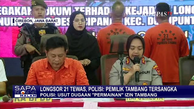 2 Tersangka Tambang Longsor di Cirebon Ditangkap, Polisi: Kami Dalami Permainan Izin Tambang