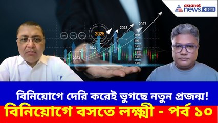 বিনিয়োগে দেরি করেই ভুগছে নতুন প্রজন্ম! সতর্ক হোন, বিনিয়োগে বসতে লক্ষ্মী - পর্ব ১০ | Investing Tips