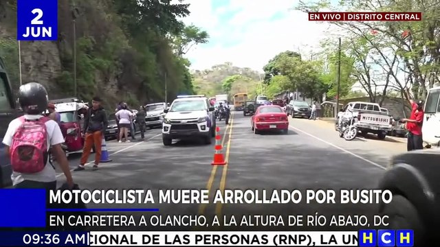 ¡Desgracia! Hombre perece arrollado por bus en Río Abajo, carretera a Olancho