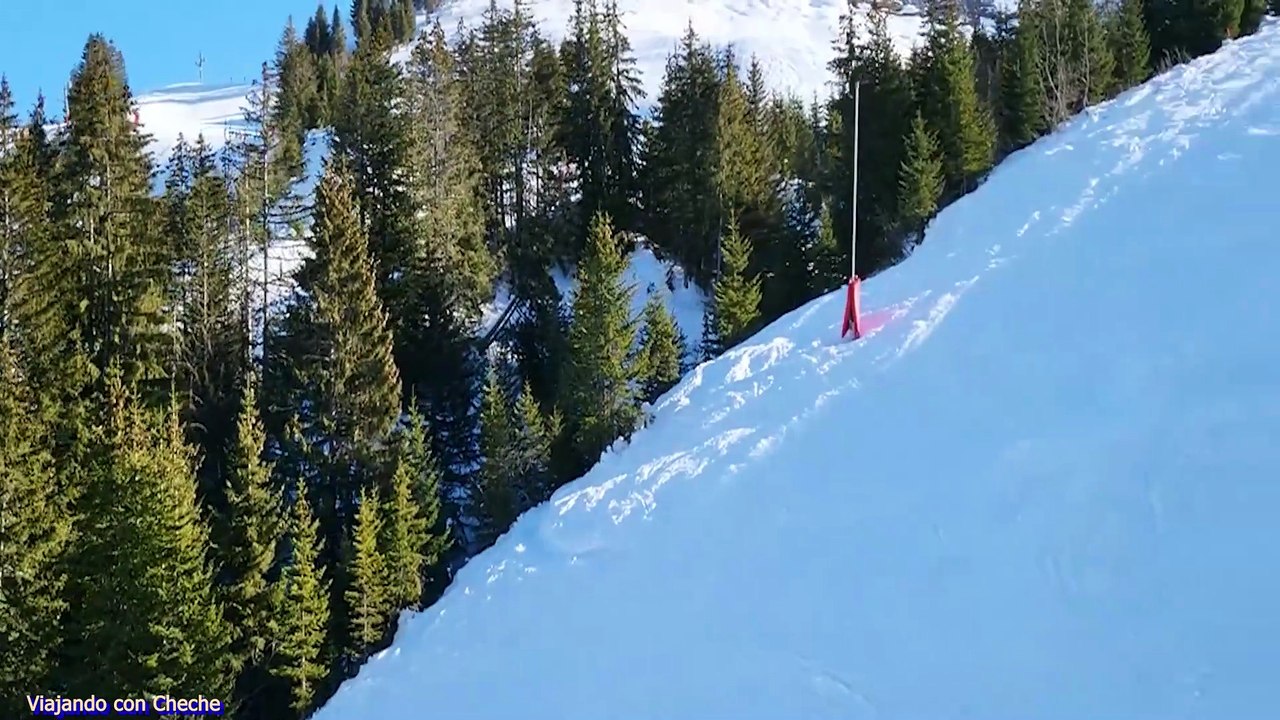 Esquí en los Alpes: Praz de Lys Sommand, Francia en Invierno