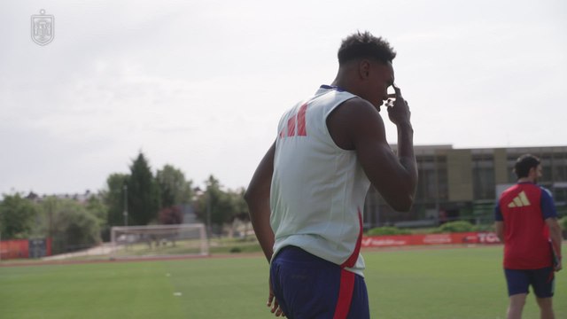 Entrenamiento de la Selección Masculina de Fútbol