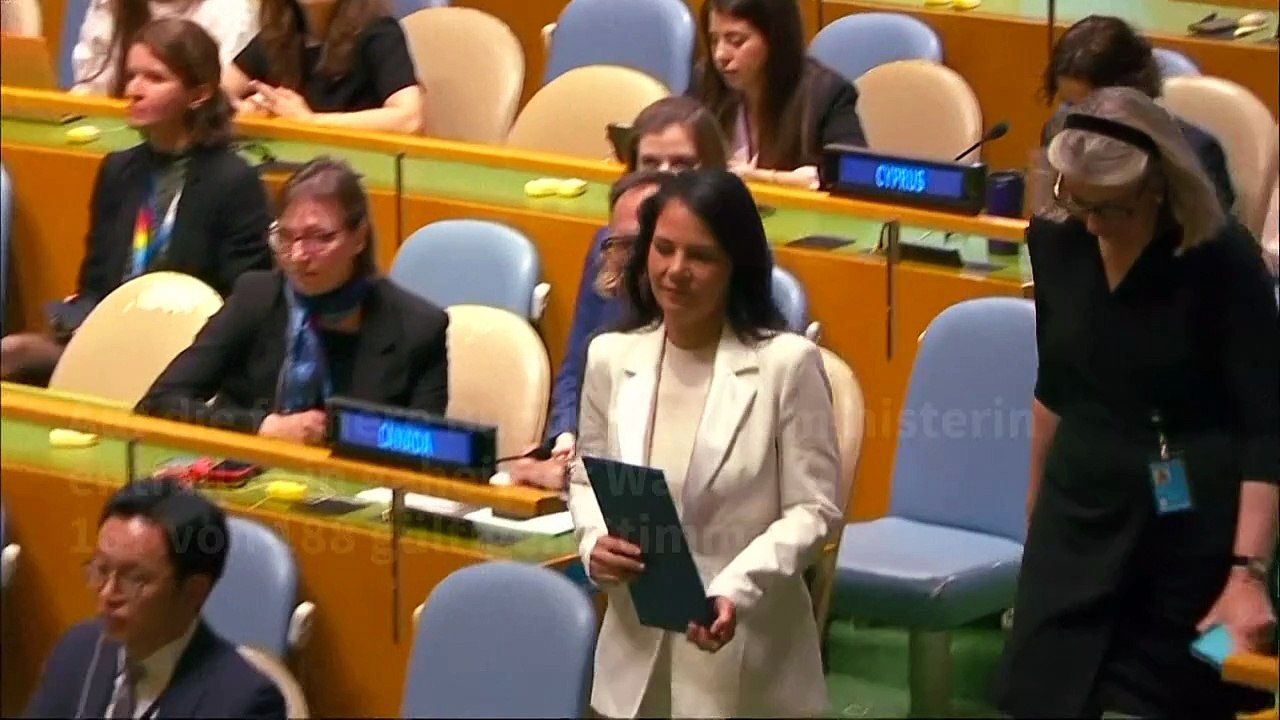 UN-Vollversammlung: Baerbock mit großer Mehrheit zur Präsidentin gewählt