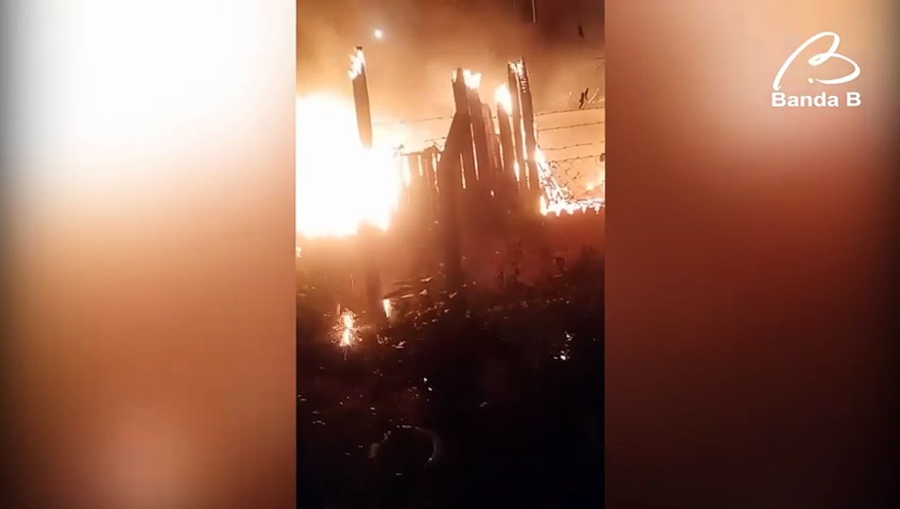 Família perde tudo em incêndio em Almirante Tamandaré