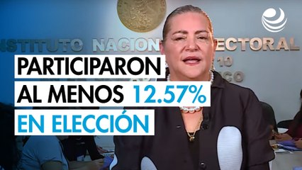 Elección Judicial 2025: Participación ciudadana fue de al menos 12.57%, reporta el INE