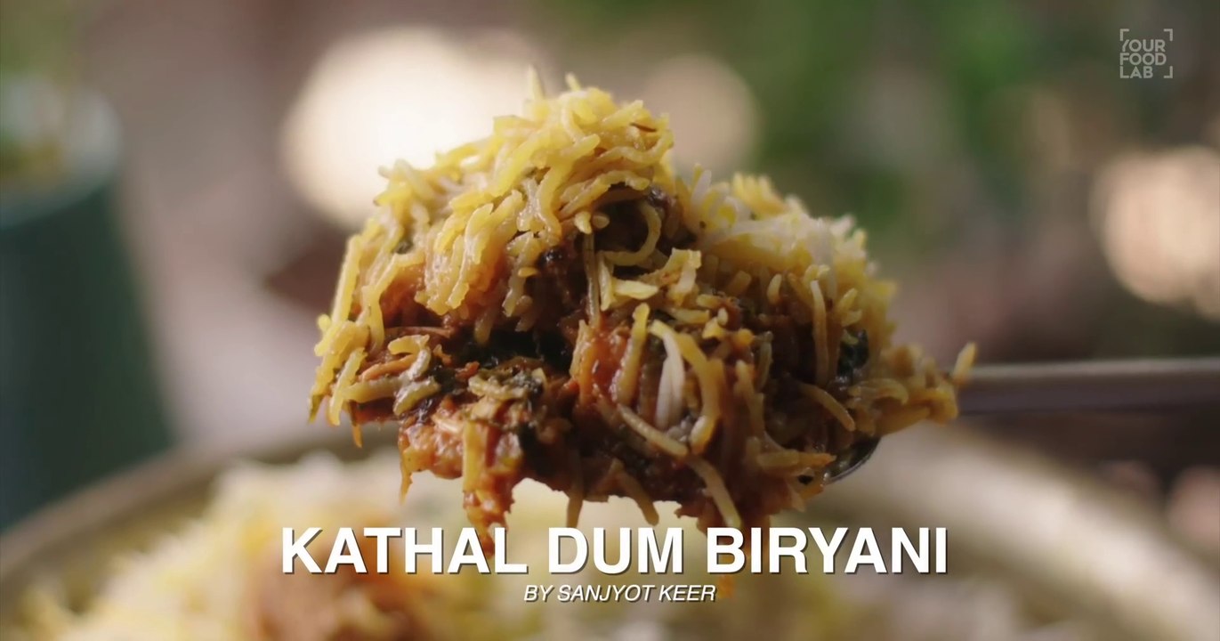 Veg Dum Biryani Recipe with Jackfruit - Kathal _ कटहल से बनाइए वेज दम बिरयानी