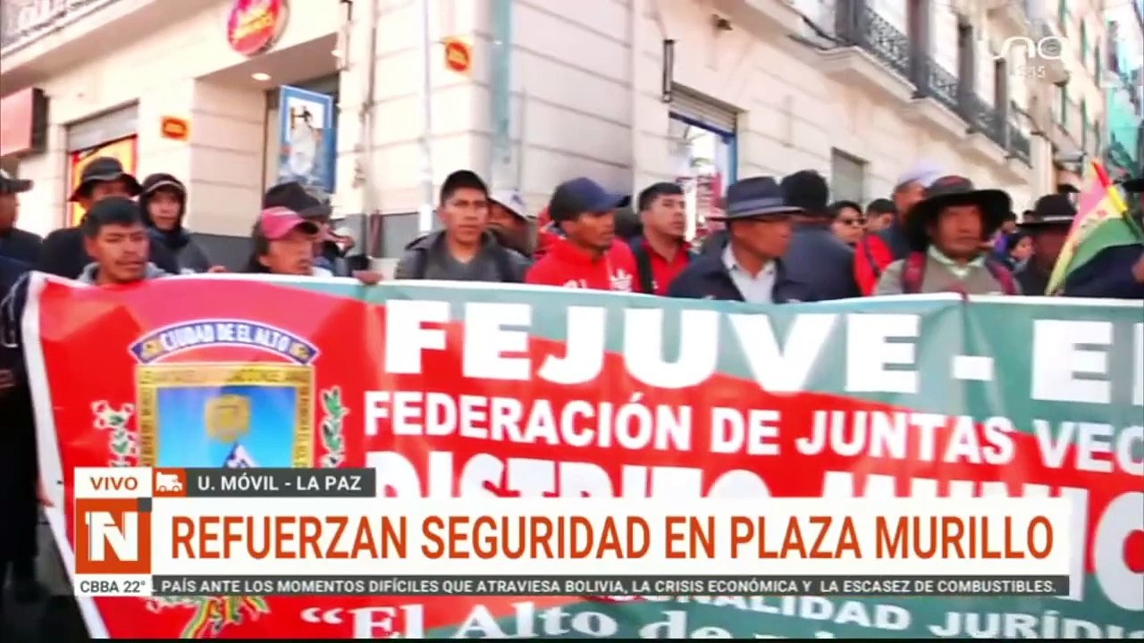UM CIERRAN ACCESOS A PLAZA MURILLO