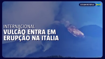 Vulcão entra em erupção na Itália e assusta turistas
