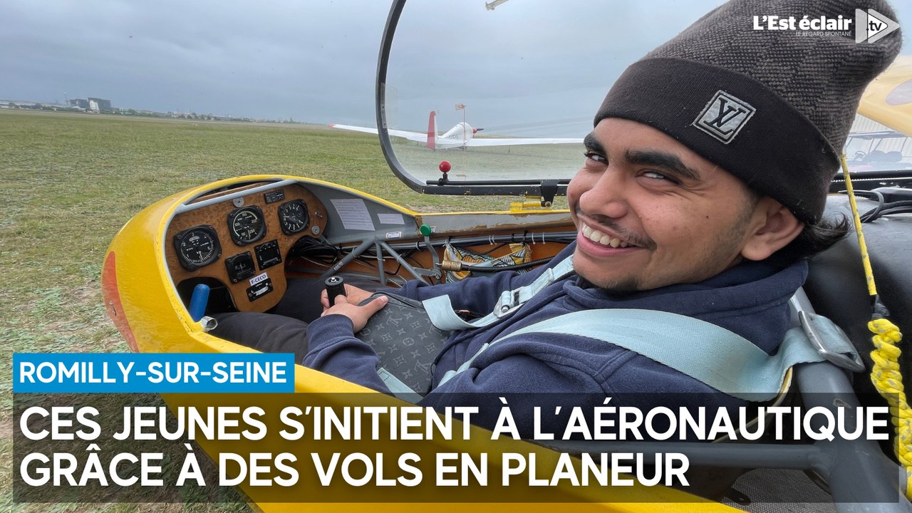 Ces jeunes s’initient à l’aéronautique grâce à des vols en planeur à Romilly-sur-Seine