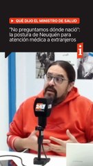 🏥 La postura de Neuquén para atención médica a extranjeros