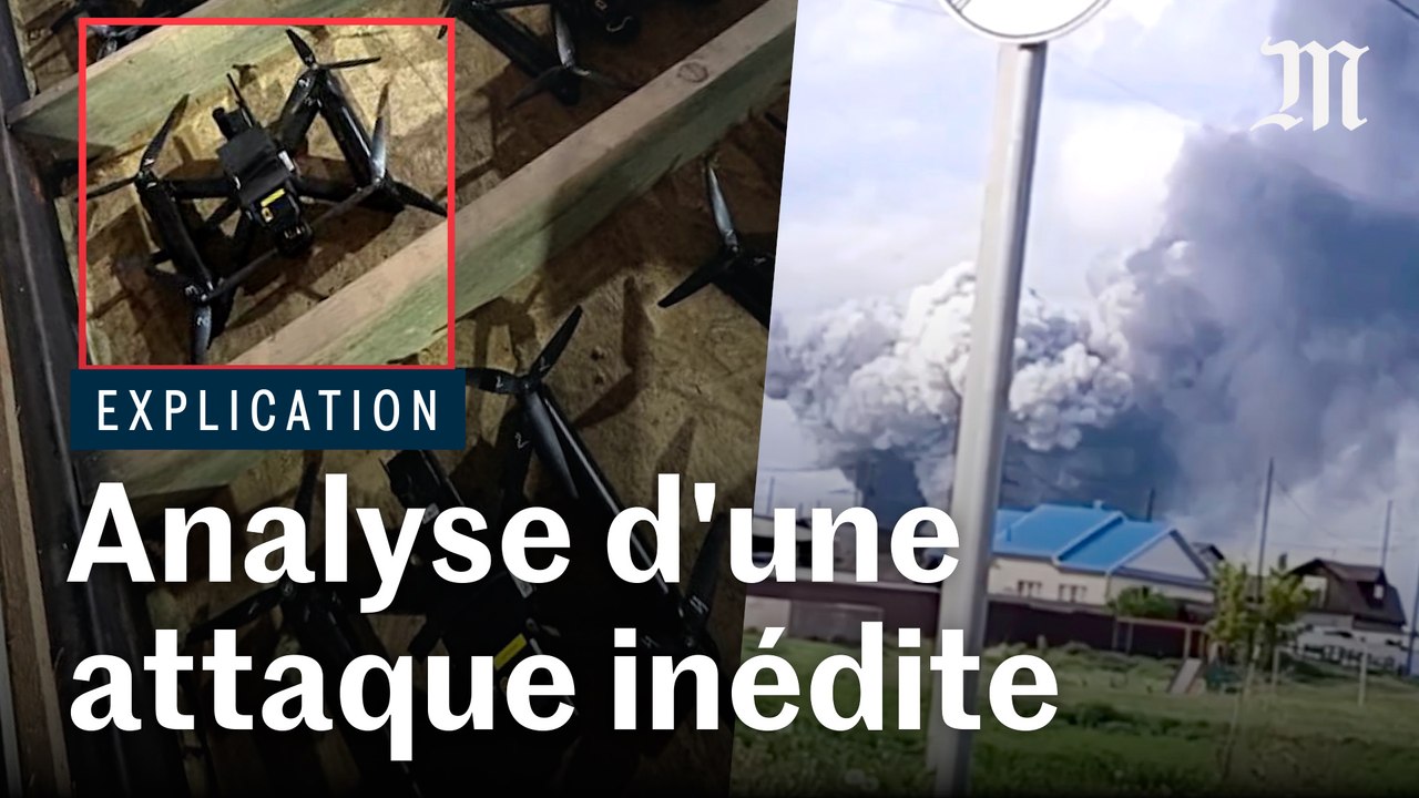 Ukraine : une attaque de drones inédite lancée contre des bases russes