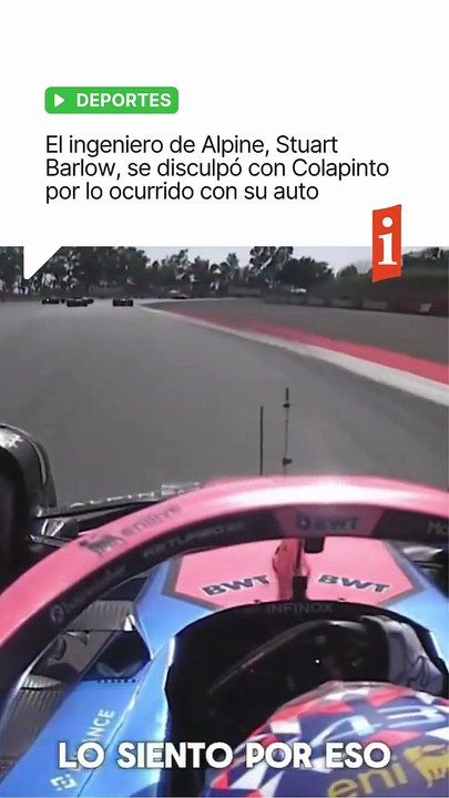 🏎️ Tras el final de la GP de Barcelona, el ingeniero de Alpine se disculpó con Colapinto por lo ocurrido con su auto
