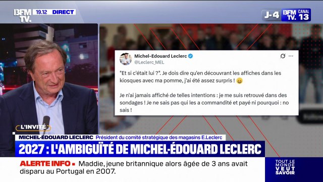 Ce qui me plaît c'est le terrain : Michel-Édouard Leclerc réfute une potentielle candidature pour l'élection présidentielle de 2027