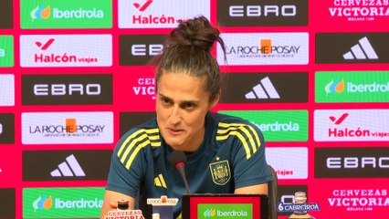 Rueda de prensa de Montse Tomé