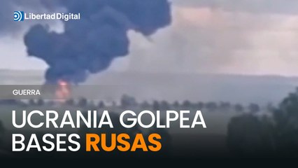 Ucrania lanza un ataque masivo con drones contra bases aéreas rusas en la operación 'Telaraña'
