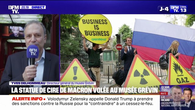 Statue d'Emmanuel Macron dérobée: On l'attend avec impatience, j'espère qu'elle sera en bon état , assure le directeur du musée Grévin