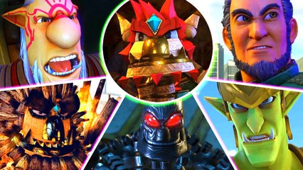 KNACK 2 All Bosses Co-Op (PS4)