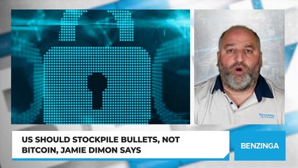 US Should Stockpile Bullets, Not Bitcoin, Jamie Dimon Says