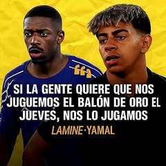 🔥👀 LAMINE YAMAL: ¿BALÓN DE ORO O PRESIÓN? ¡ADVIERTE A DEMBÉLÉ!